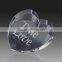 Wholesale k9 glass crystal engraved paper weight factory crystal glass heart paperweight