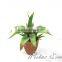 lifelike decoration artificial potted green plant plastic artificial ornamental bonsai plants with flower