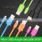 usb 2.0 A male to Micro usb male colorful cable Gold-plated