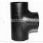 China Supplier,Approved PED & ISO Carbon steel, black steel pipe tee