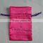 Rose Custom Satin Gift Packing Bag Wholesale