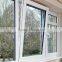 High quality low e glass Upvc tilt and turn window decoreated with grill blind China upvc window manufacture company