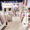 shopping mall lighting cosmetic display cabinet and showcase