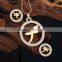 18Kgold plated dragonfly jewelry set 316L stainless steel jewerly