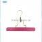 customized wooden hair extension hanger with pinted logo