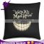 Decorative Fancy Christmas Smile Mouth Large Sofa Throw Pillow Covers