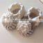 Flower White Sandals for Newborn Baby Girl