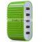 Whoelsale 30W 5 Port Wall USB Charger with EU/UK/AU Plug Home Charger, Protable Travel Adaptor for Samsung/Iphone/Ipad