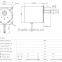 Shaft 8mm 240V Synchronous motors 60ktyz for CCTV scanner