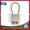 Promotion gift metal cable lock zamac engraved logo keychain