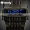 INFANTRY Men's Black Stainless Steel Digital Sport Date Blue LED Watch