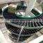 roller lifting conveyor for box downhill