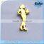 Gold Plating Metal Stewardess Lapel Pin/waiter Lapel Pin Badge/stewardess Pins for Service