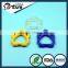 Factory Price Wholesale BPA Free Silicone Baby Teether Rattle