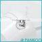 Sterling Silver Zircon Heart Pendant Necklace Gift for Mother's Day