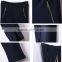 KHAKI BLACK DARK BLUE LADY EMPIRE THIN PANTS FEET WAIST SIDE INVISIBLE ZIPPER L1072