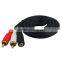 Choseal Q-374 3.5mm female to AV RCA Audio Adapter Cable for iPod / MP3 / MP4 cable 1.5m