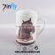 Porcelain Milk Mug With Animal Image Printed