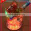 LED Glass/vase/bottle decoration RGB SMD rechargeable led base light 6 inch color changing led light base for all event