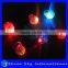 Light up flashing ring promotional gifts soft strawberry multicolors flashing ring