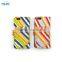 2015 New Design Lovely Stripe Pattern Denim leather Case For Wiko Rainbow 4G with special stand back up