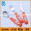 Lovely Safety tableware professional stainless steel cartoon knife,fork,spoon for child