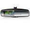 car rear view camera and parkng sensor rearview mirror with bluetooth car kite