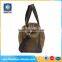 New fashional Khaki or customized color canvas and 210D handbag tote bag