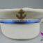 Embroidery captain cap sailor hat military officer hat