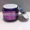 round cream jar with ABS cap,ceap plastic lid jar JS-L03