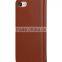 2016 Brown MOBILE PHONE Case for IPhone 7, Premium Leather Case for Apple IPhone 7 (4.7")