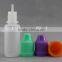 Empty childproof cap 10ml PE dropper bottle for eliquid