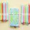 Wholesale Rainbow Multi-zip Custom Canvas Pencil Case for School