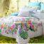 Colorful duvet set digital fancy flower printing bedding sets