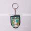 Customized footballer name rubber keychain