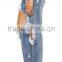 Destroyed jeans with shredded holes throughout. (LOTW003)