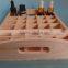 30 bottles storage wooden essential oil tray with 30 compartments