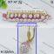 Newly hot gold plated diamond earring women style