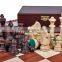 CHW24 Staunton Wooden Chess Pieces Std # 6 in wooden box