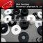 Standard and custom-made all size clear white black nylon plastic flat washer