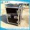 High quality 4U DJ rack drawers Flight Road Case with wheels