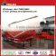 Tri-axle dry bulk cement tanker , cement bulker truck trailers with air compressor