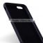 For iphone6 TPU+PC skid resistance microgoove phone case, black tpu edges PC back case for iphone6 6plus