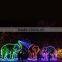 Waterproof outdoor high quality wholesale led new year motif decoration