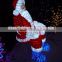 Holiday flashing 3d high bright decoration santa led christmas light