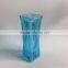 Wholesale vertical stripes multicolor glass vase/glassware