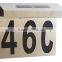 Stainless steel solar led address light,house number plate