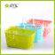 emc plastic baskets with hook, decorative plastic baskets with hook, wholesale plastic hanging storage baskets