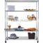 2017 Hot selling metal storage rack display stand with wheels