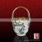 Special design excellent quality handmade ceramic fruit basket for home usage